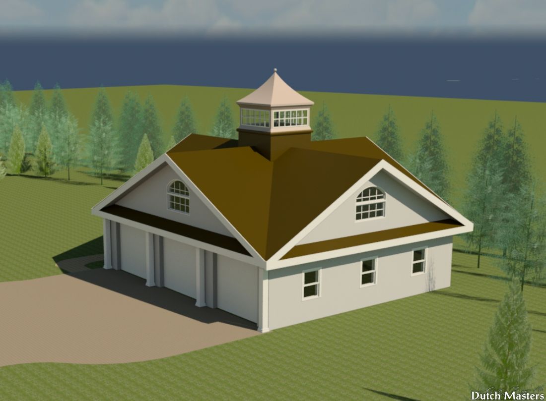 Horse Barn with Arena Plans