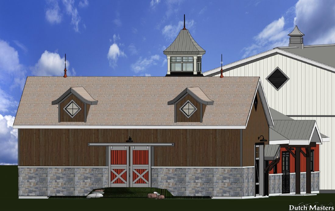 HeritageLook Stable Dutch Masters Horse Barn Builders Ontario
